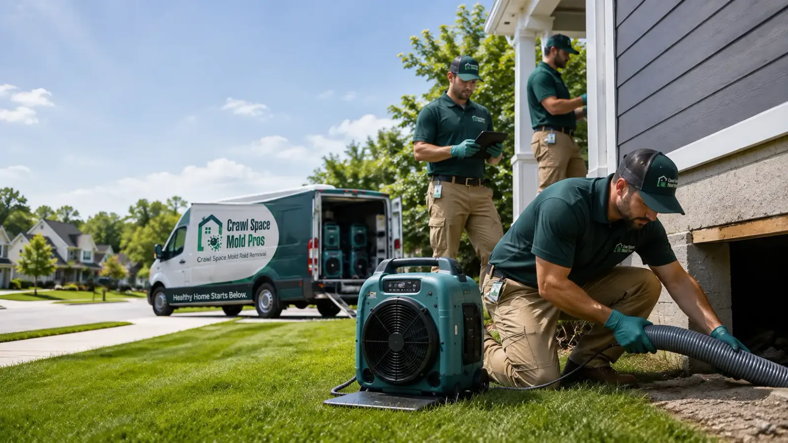 Crawl Space Mold Removal in Drury, MO